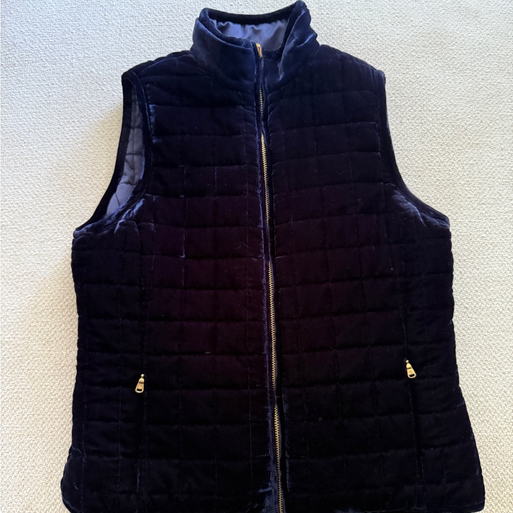 Lauren Ralph Lauren Navy Quilted Vest